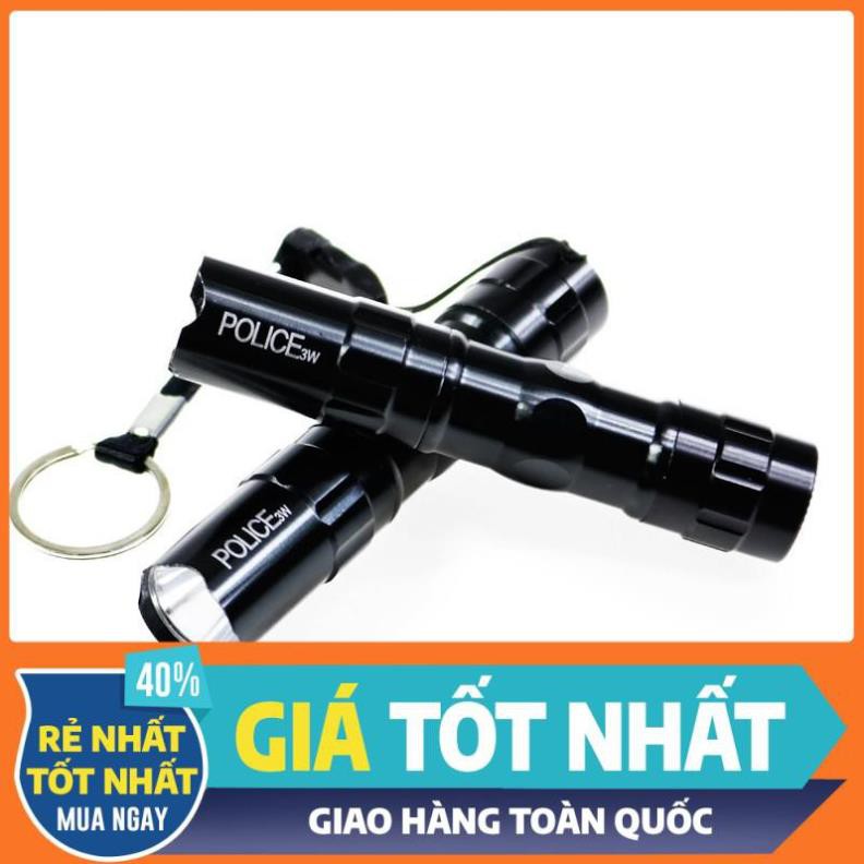 Đèn Pin Mini - Treo Móc Khóa - Hộp Kim Nhôm - Sử Dụng Pin Tiểu AA  - Hàng Có Sẵn