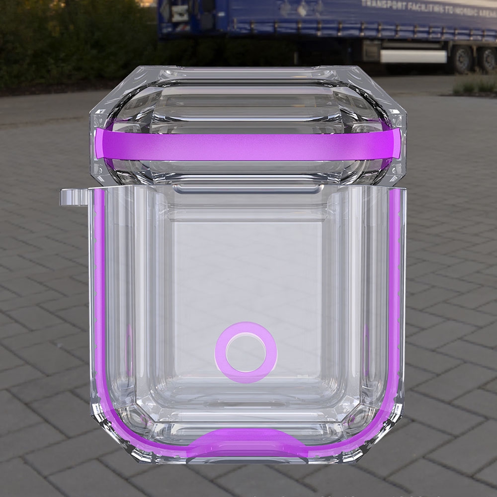 Vỏ nhựa trong suốt bảo vệ hộp sạc tai nghe AirPods | BigBuy360 - bigbuy360.vn