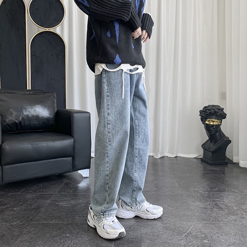 Quần Baggy Jean ống suông , rộng - siêu HOT -Q9- mang phong cách đường phố- mang xu hướng trend 2022