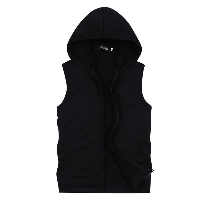 Bán Chạy!F &amp; X Áo Khoác Hoodie Sát Nách Mỏng Có Khóa Kéo Phong Cách Thể Thao Thời Trang Mùa Hè Cho Nam
