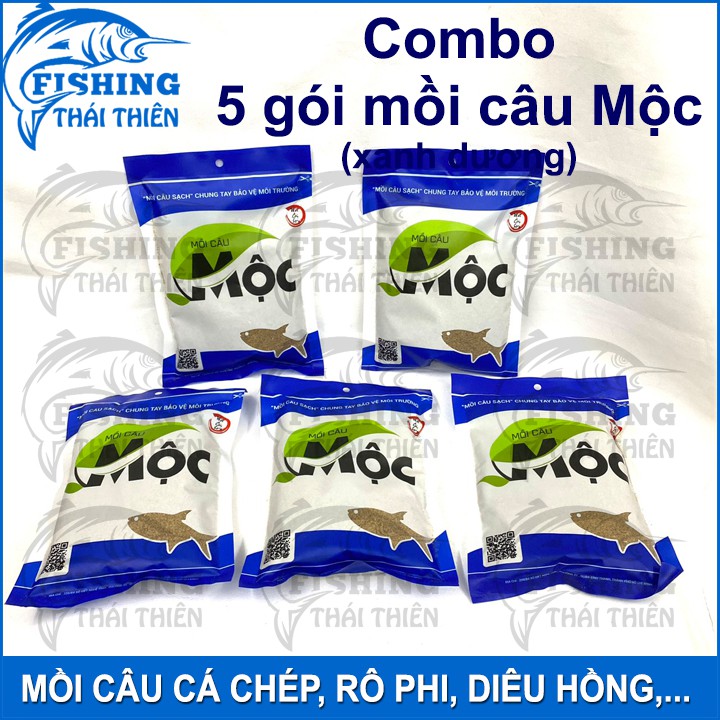 Mồi câu cá, mồi mộc xanh dương chuyên câu cá rô phi, cá diêu hồng, chép, trắm, trôi,...