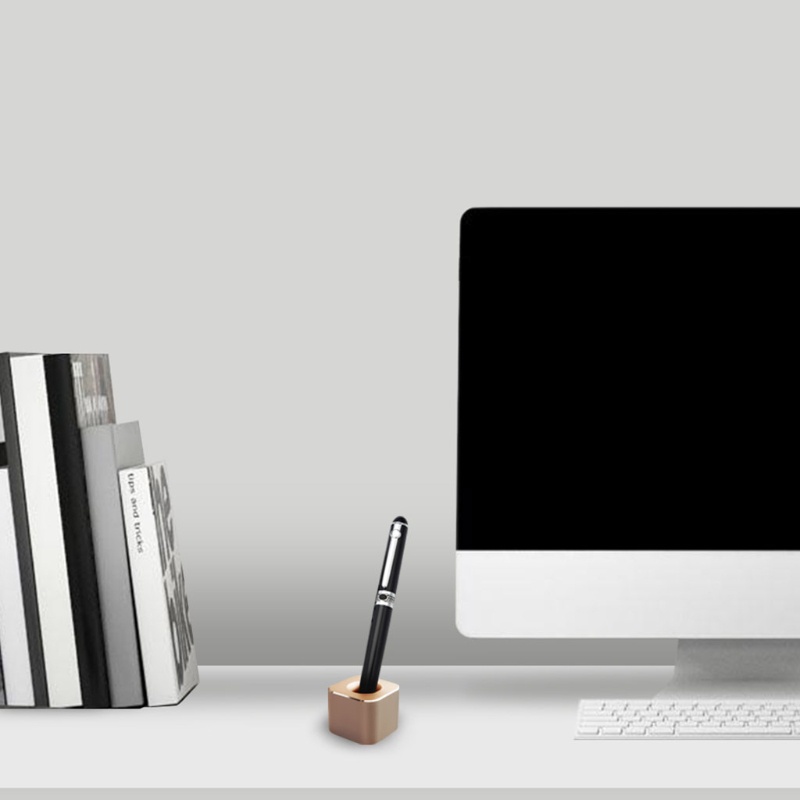 Giá Đỡ Bút Bằng Kim Loại Kiểu Dáng Đơn Giản Sành Điệu