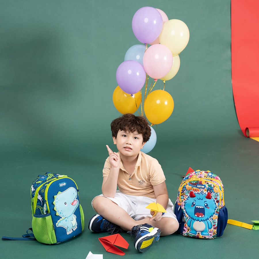 Ba Lô Mini Cho Bé CLEVER HIPPO - Little Monster Vàng BM4107/YELLOW