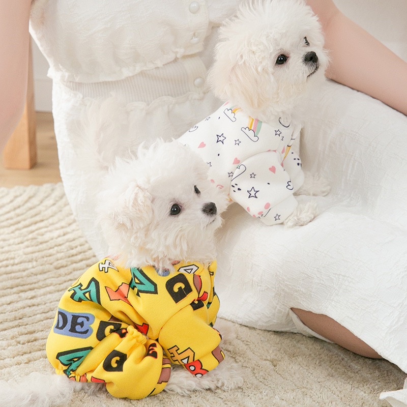 Bộ body bốn chân lót bông cao cấp cực ấm cho thú cưng 🐶🐱