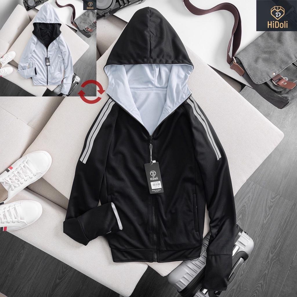 Áo chống nắng nam 2 mặt PABAKO  Có 2 màu và 4 size M L XL XXL !!!!