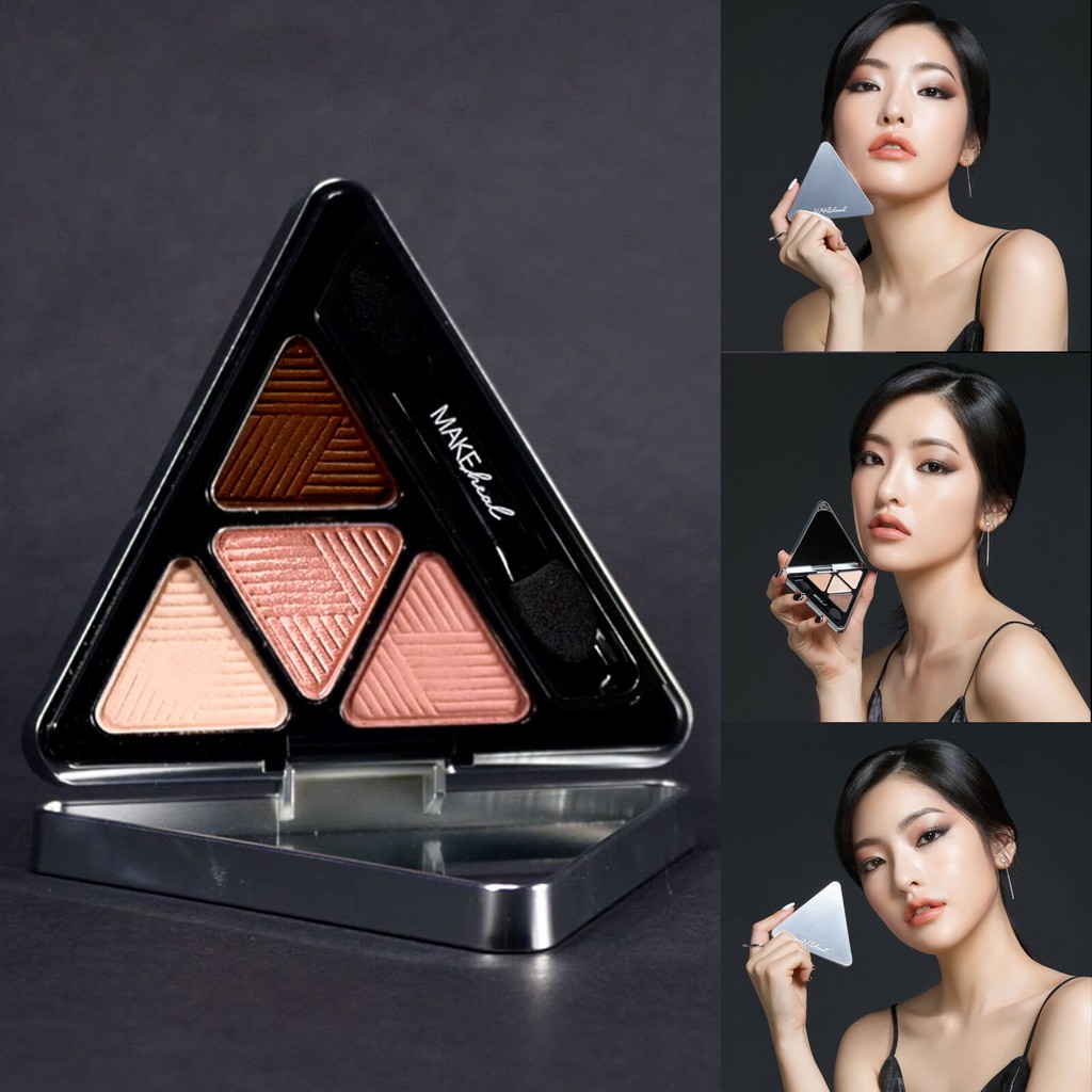 [SALE]Bảng Phấn Mắt 4 Màu MAKEheal Hidden Triangle Palette 4g