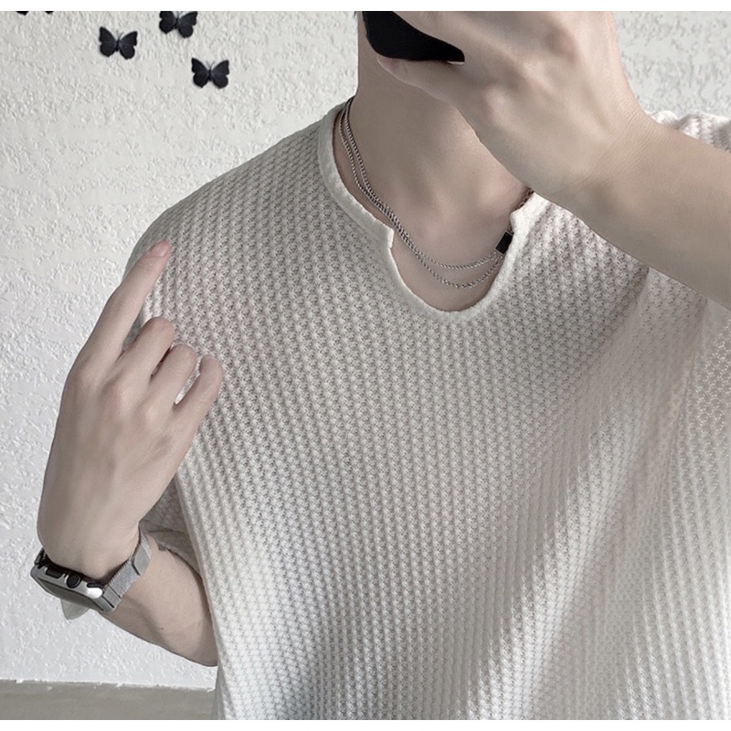 ÁO DỆT TAY NGẮN UNISEX