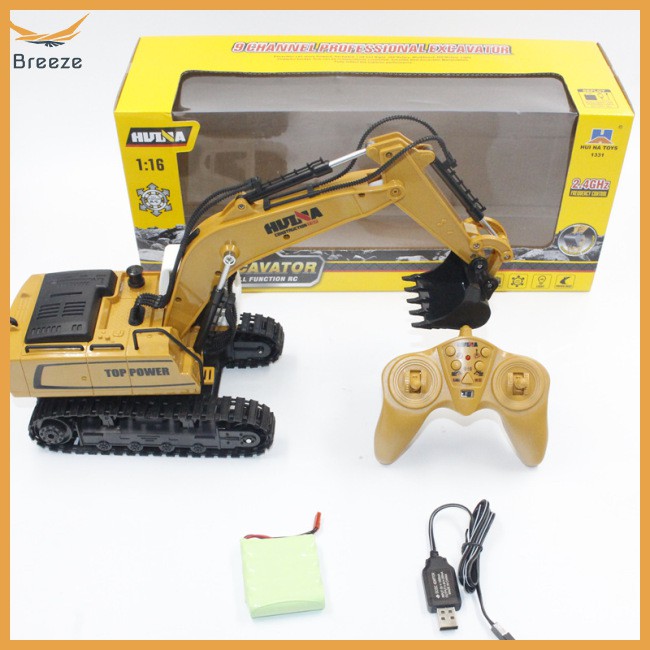 RC RC Xe Xúc Đất Điều Khiển Từ Xa Huina 1331 1 / 18 2.4g