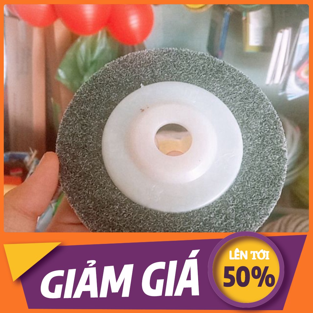 [SALE] [GIAM GIA] 10 chiếc nỉ đánh bóng kim loại, 100mm màu xám