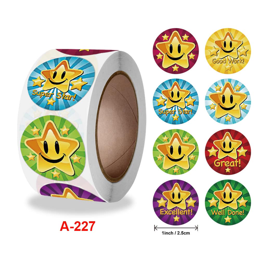 Sticker Cuộn Khen Thưởng Cho Bé