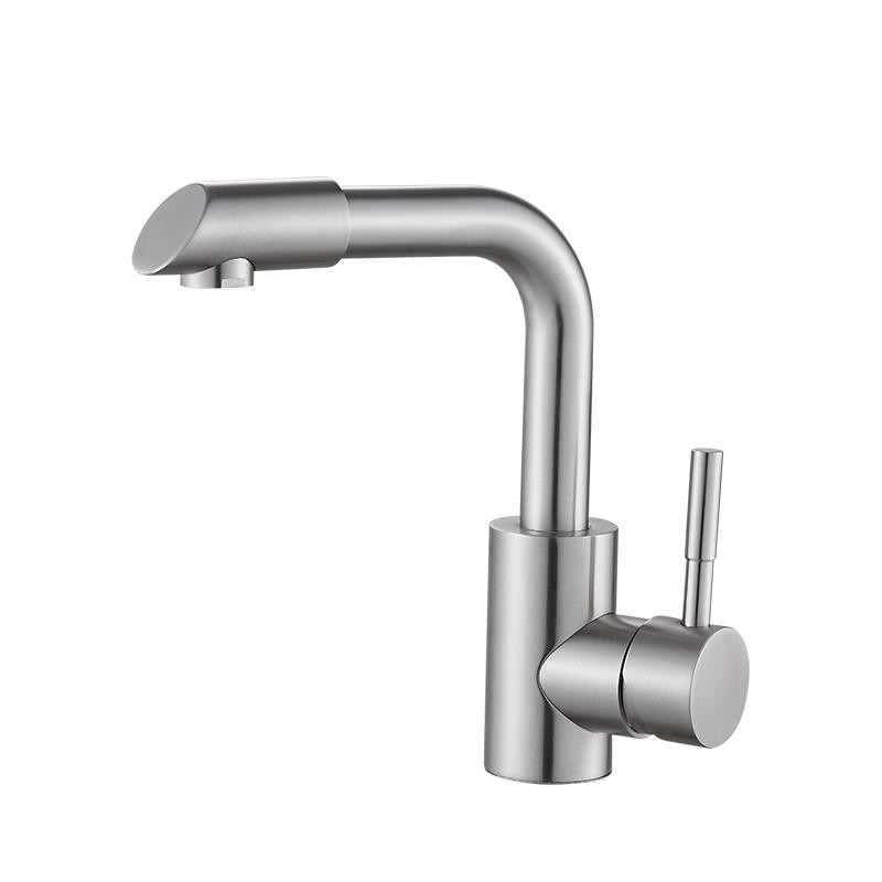 Vòi lavabo nóng lạnh cắm chậu  OS313 inox 304 - bảo hành 3 năm