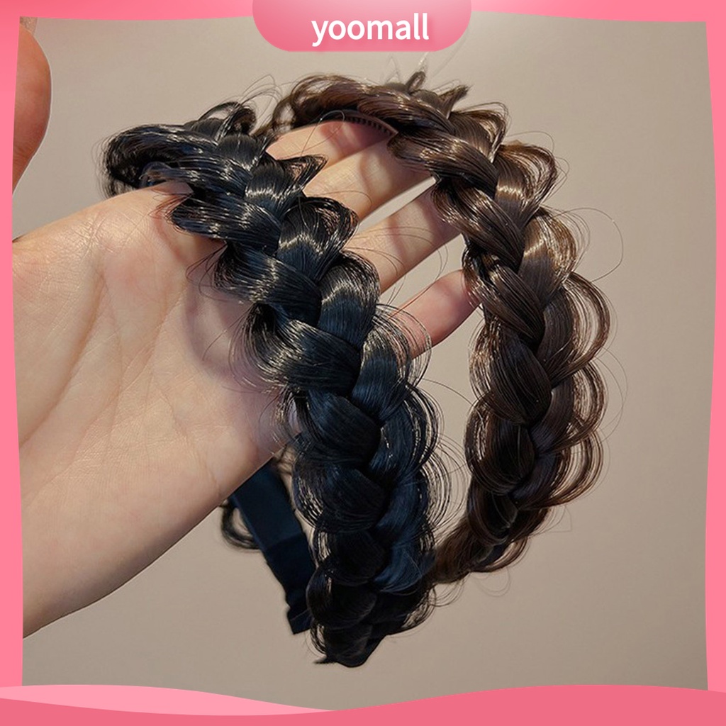 Yomall♡ Cài Tóc Giả Thắt Bím Phong Cách Bohemia Cho Nữ