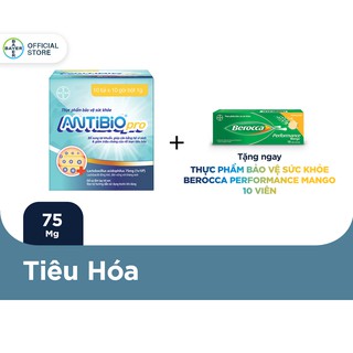 Thực Phẩm Bảo Vệ Sức Khoẻ Bổ Sung Lợi Khuẩn Antibio Pro 100 Gói (10 Túi x 10 Gói Bột 1G) - Tặng Berocca 10 Viên