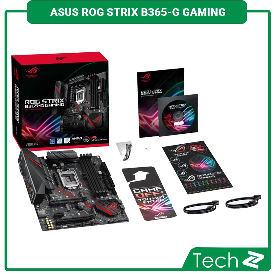 [CHÍNH HÃNH] Mainboard ASUS ROG STRIX B365-G GAMING (Intel B365 , Socket 1151, m-ATX, 4 khe RAM DDR4)