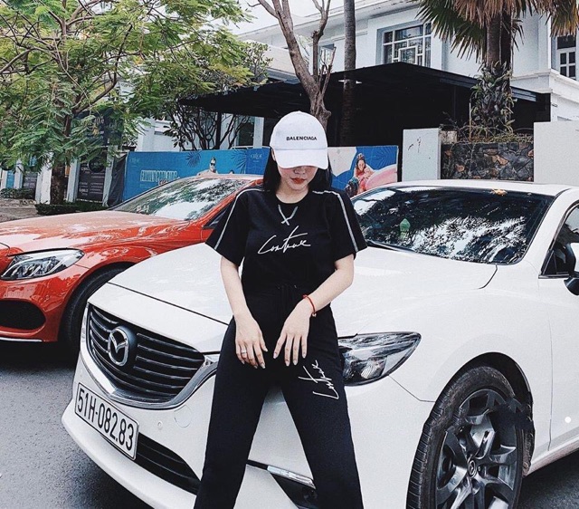 [GIÁ HUỶ DIỆT] Set bộ thêu chữ croptop (kèm ảnh thật)