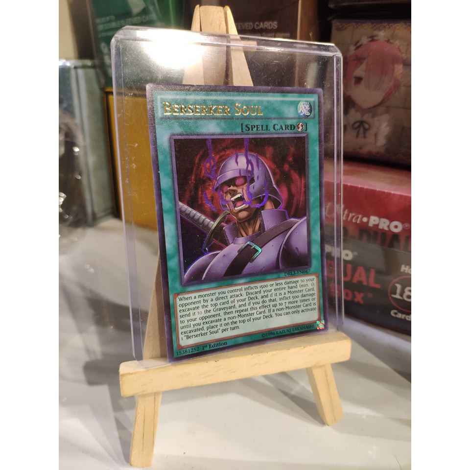 Lá bài thẻ bài Yugioh Berserker Soul - Ultra Rare - Tặng bọc bài nhựa bảo quản