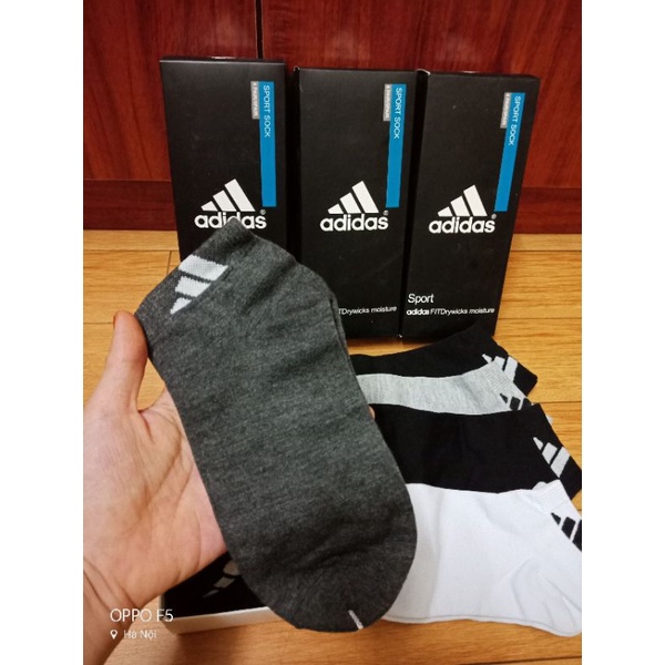 [Hộp 5 đôi] Hộp tất Nam cổ ngắn thể thao hàng chuẩn mịn 5 đôi