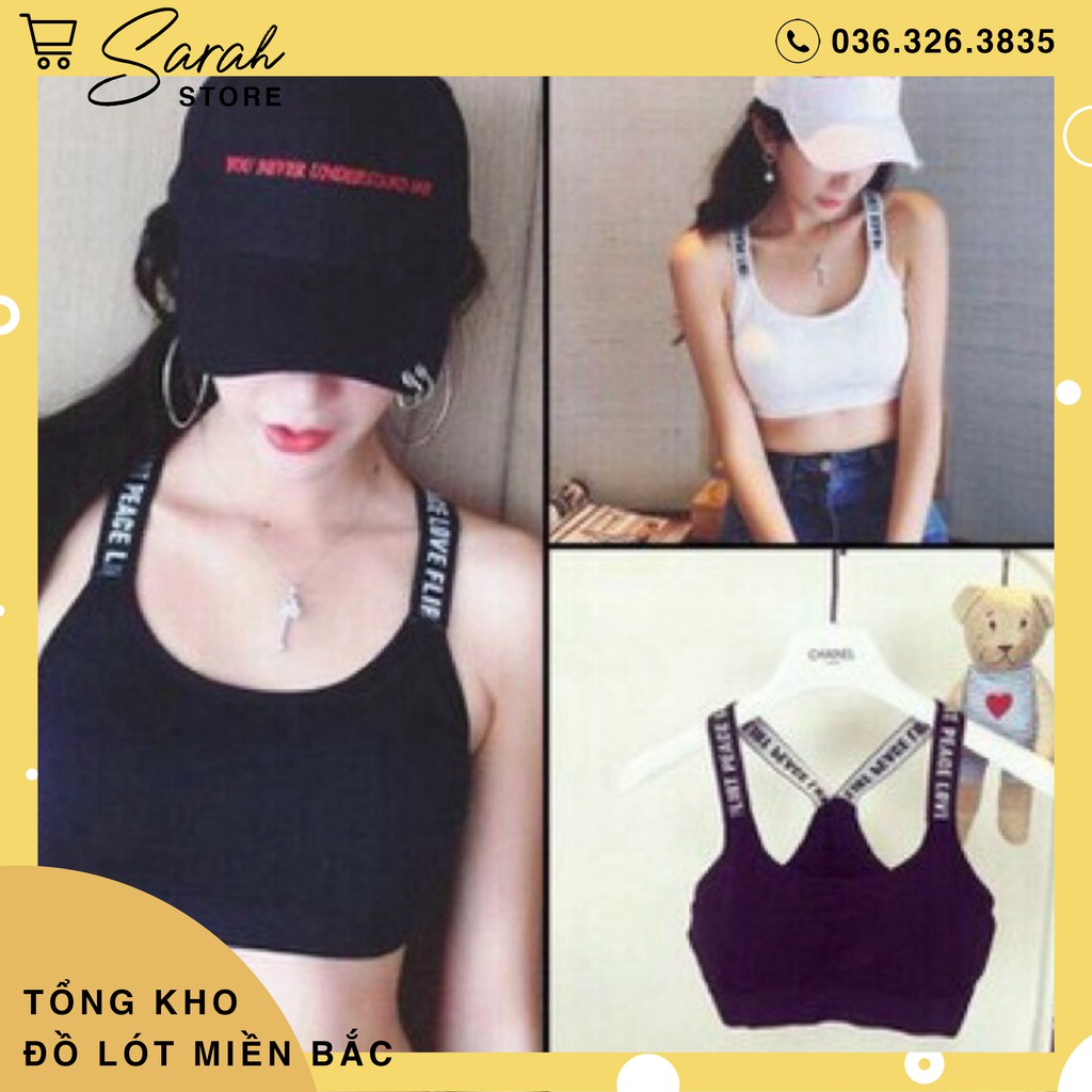 Áo Tập GYM Nữ Dây Chữ Thiết Kế Trẻ Trung Năng Động 5403 | BigBuy360 - bigbuy360.vn