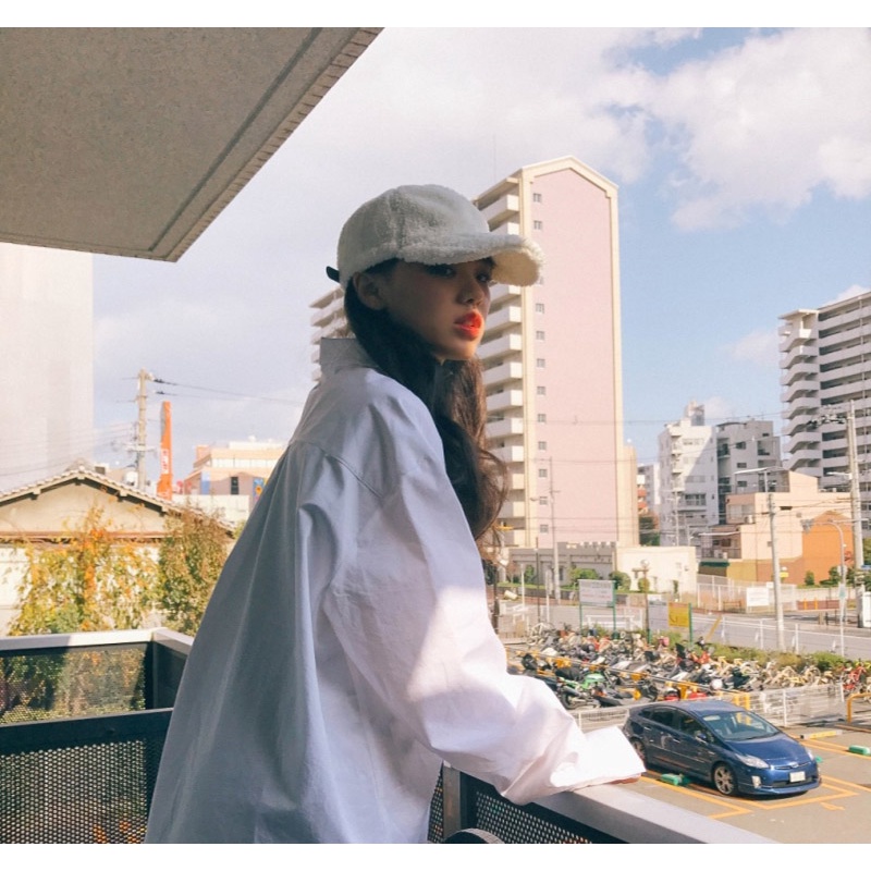 Áo sơ mi NRVP dáng rộng thời trang Hàn Quốc 2022 dành cho nữ