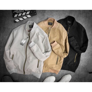 Áo khoác bomber Nam chất Linen hàng xịn!