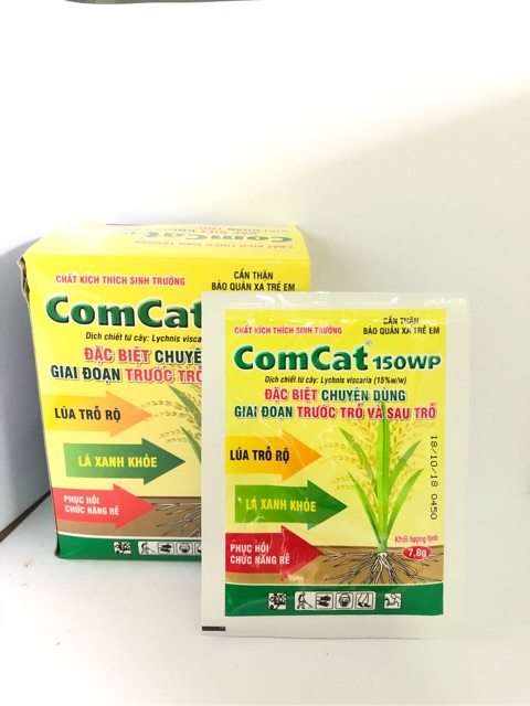 10 Gói Thuốc kích thích sinh trưởng Comcat 150WP gói 5gram, gói 5.6gram, gói 7.8 gram