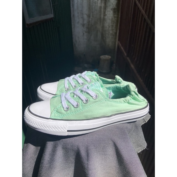Giày Converse Real 100% 2hand bao check màu xanh