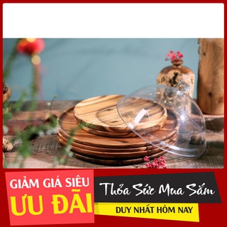 GIÁ RẺ NHẤT Khay trà/khay gỗ tròn/mâm gỗ size lớnD30/D40
