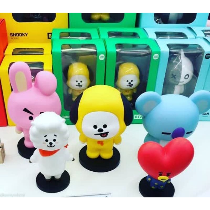 [LINE FRIENDS] BỘ TRANG TRÍ ĐỂ BÀN FIGURE BT21( HÀNG CÓ SẴN)