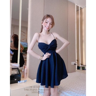 Đầm Hai Dây Dáng Xòe Tiểu Thư