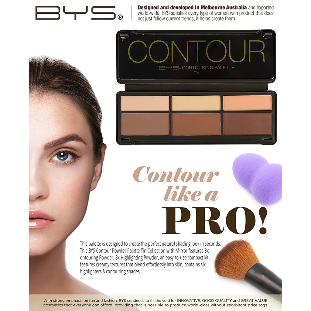 (Hàng Mới Về) Bảng Phấn Tạo Khối Bys Chất Lượng Cao | BigBuy360 - bigbuy360.vn