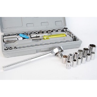 Bộ dụng cụ sửa chữa ô tô xe máy 40 món tiện dụng