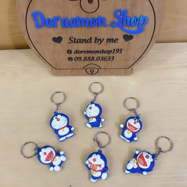 Móc Khoá Silicon Doremon Doraemon 6 Mẫu