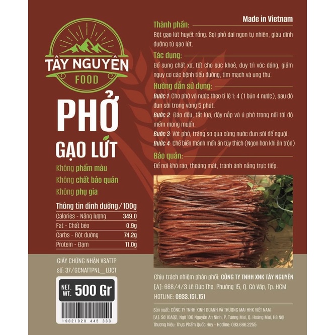 PHỞ GẠO LỨT - EAT CLEAN