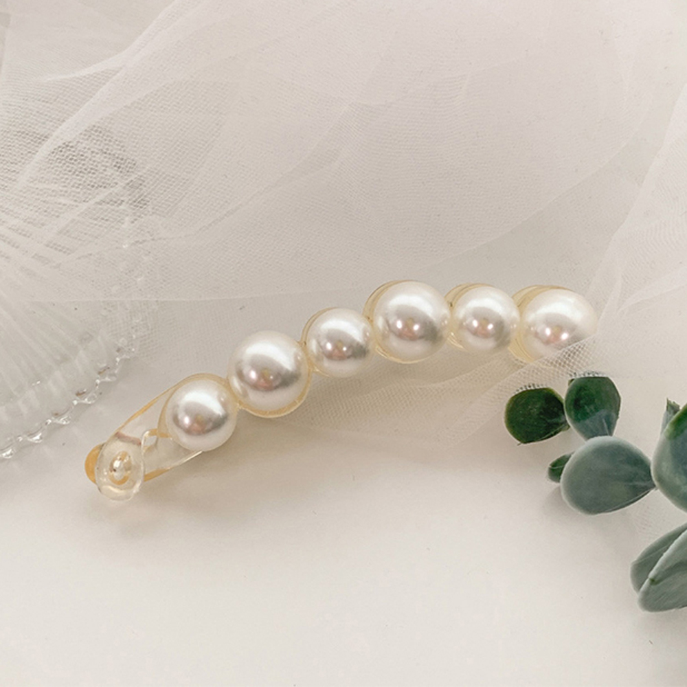 Kẹp Tóc Đính Ngọc Trai Thời Trang Cho Nữ