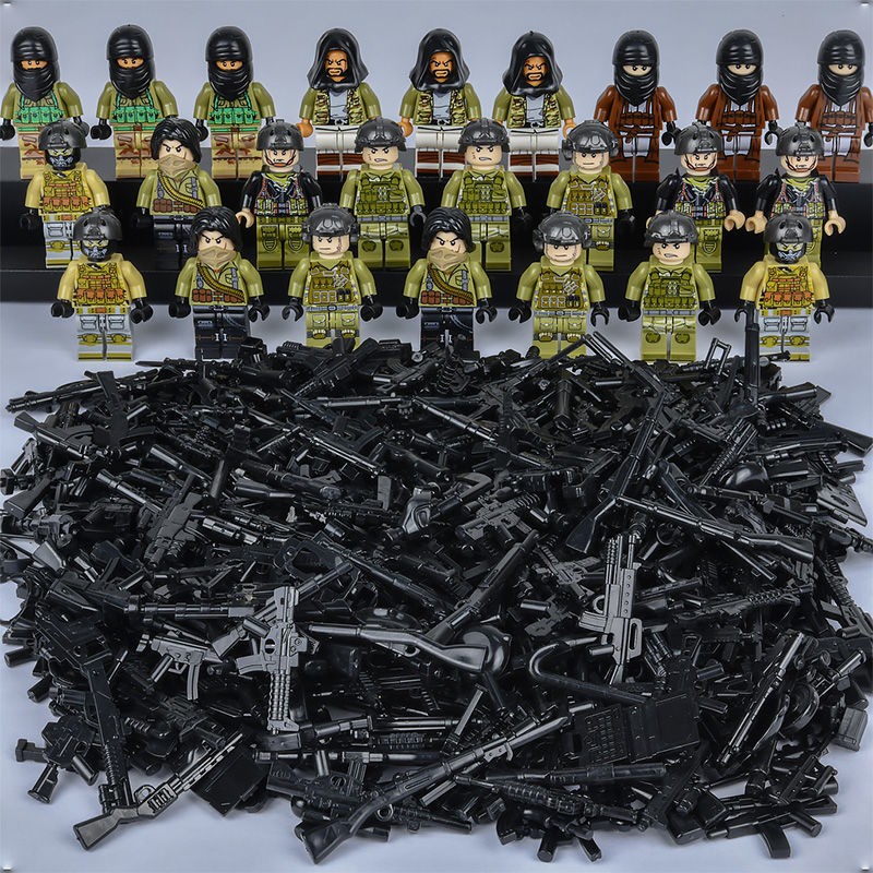 Bộ Lắp Ghép Lego Mô Hình Xe Cảnh Sát Quân Đội