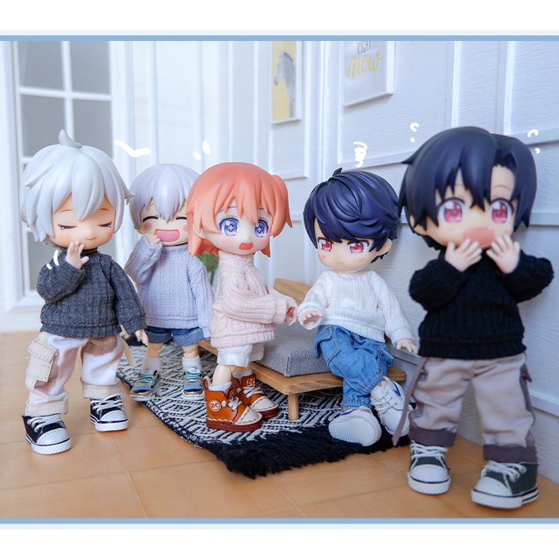 Áo Thun Tay Dài OB11 YMY molly GSC Nendoroid obitsu11 UFdoll Tỉ Lệ 1 / 12 BJD BODY9