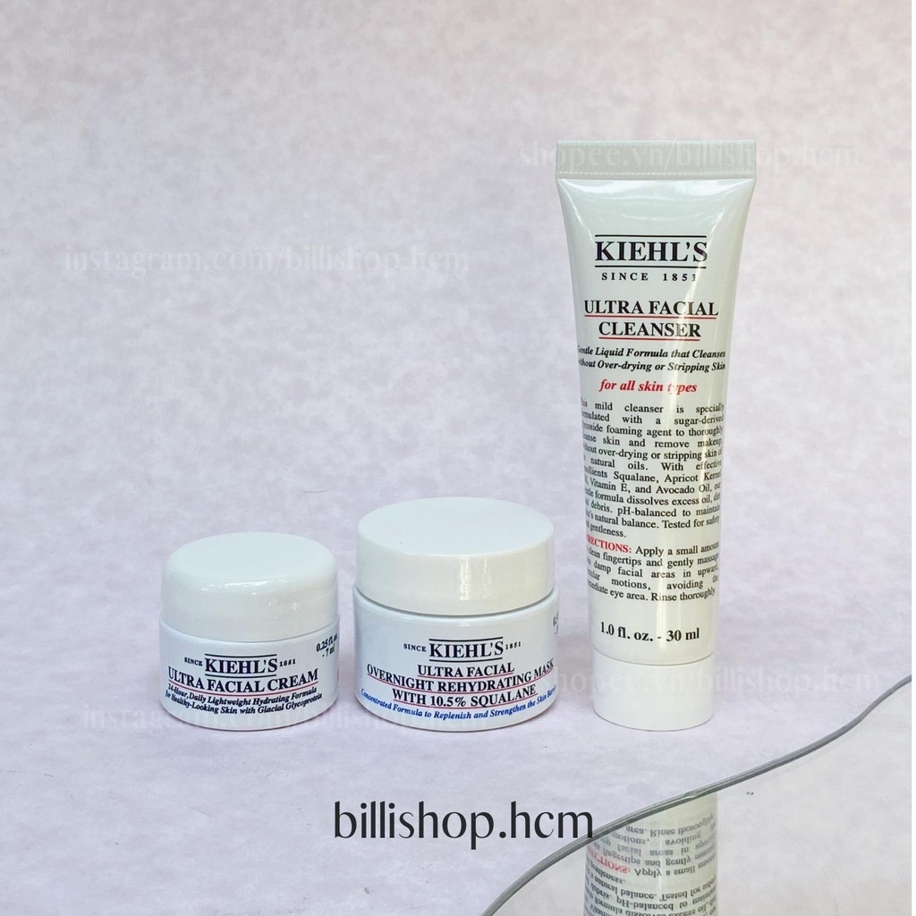 Minisize 30ML - Sữa Rửa Mặt Tạo Bọt Dịu Nhẹ Kiehl's Ultra Facial Cleanser Kielhs