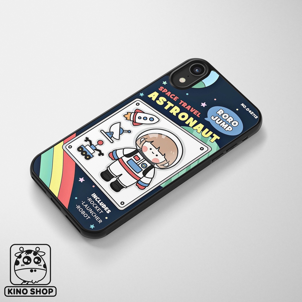 Ốp lưng iPhone KINOSHOP Rorojump viền dẻo đen silicon TPU chống ố vàng , chống va đập [ KN87 ]