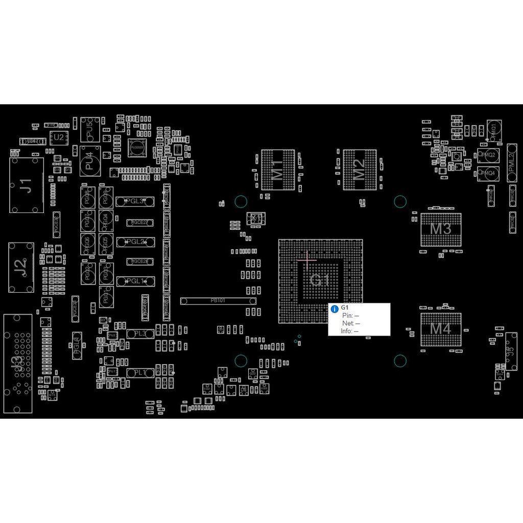 Sơ đồ mạch - Boardview card màn hình ASUS GTX1050 2GB mã board Asus CG210PL rev 1.01 - Zalo 0328723707