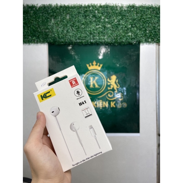 Tai nghe có dây chân cắm lighting H41