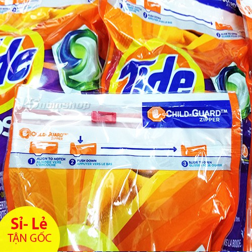 MẪU MỚI- Viên Giặt Tide Pods 3 In 1 loại 42 viên