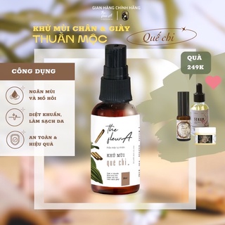 Khử Mùi Hôi Chân Quế Chi Thảo Mộc Loai Bỏ Mùi Hôi Chân, Khử Mồ Hôi Chân Nhờ Thảo Mộc, Ngăn Mùi Hôi Giày Khử mùi FleurA