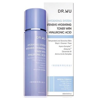 Nước hoa hồng Toner Dr Wu Hyaluronic Acid 150ml