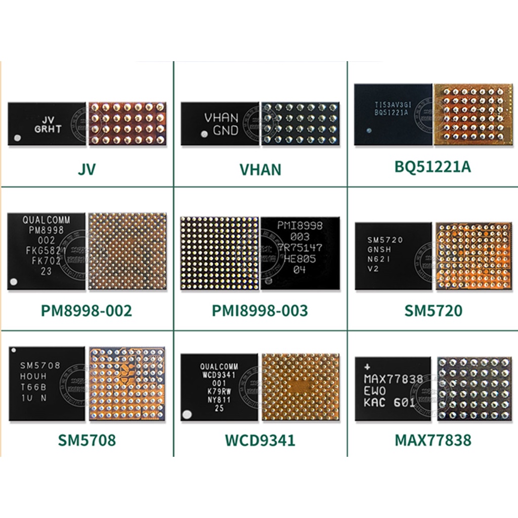 Chip Điện Tử SM5720 VH fpf3688ucx JV B5 034A CS47L93 WCD9341 WCD9340 MAX77865S MAX77838 P9320S BQ51221A QET4100 QET5100 Vha S8