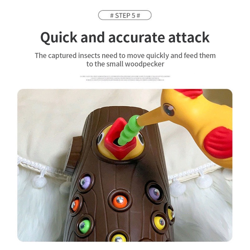 Đồ chơi trẻ em Chim Gõ Kiến Bằng Nam Châm Cho Bé