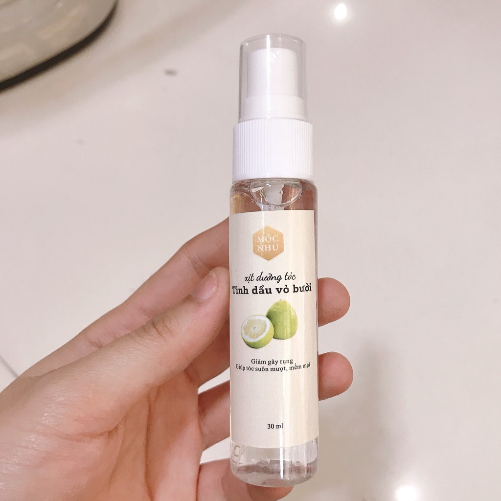 Xịt tinh dầu vỏ bưởi Mộc Nhu mini size 30ml