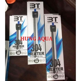 Sưởi bể cá, sưởi hồ cá, máy sưởi bể cá inox BT 304 Heater bằng inox chống gỉ, chống vỡ cho bể cá cảnh