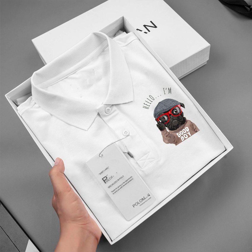 Áo polo nam, áo thun nam có cổ, in hình GOOD BOY mặc siêu mát và chất chơi, Nhât Duy Store