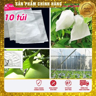 [SIEURE]] 10 Túi Vải Lưới Bọc Trái Cây Siêu Bền - Chống Ruồi, Chim, Côn Trùng Hút Chích - Chịu Nắng Mưa Quanh Năm ><