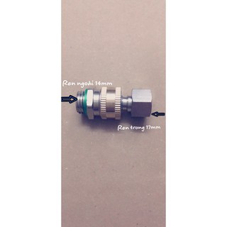KHỚP NÔI CHỐNG XOẮN DÂY REN TRONG VÀ NGOÀI 14MM